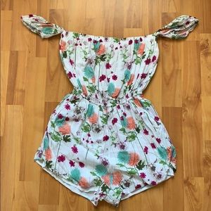 Kittenish floral romper